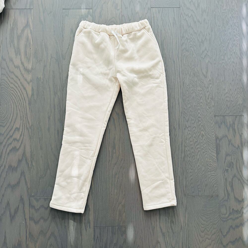 Cream 2-Piece Sweat Pants Hoodie Set - Picture 6 of 10
